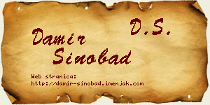 Damir Sinobad vizit kartica